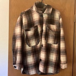 Miss Selfie Plaid Coat
